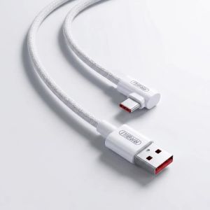 NNBILI 100W Khuỷu Tay 90 ° Cáp Sạc Nhanh USB C Sang Type C Dây Dữ Liệu USB A Sang Type C Dành Cho Huawei Samsung Xiaomi iPhone Máy Tính Bảng