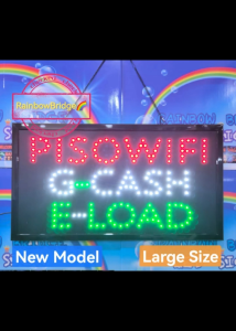 RAINBOW BRIDGE LED SIGN PISO WIFI GCASH E LOAD (New-Small-Large) #SIZE: W48cm & W60cm BIG #8899