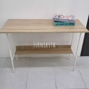 MEJA BELAJAR MEJA KERJA DESK KAKI BESI [PARBUB]