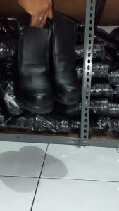 Sepatu Safety Pria Boots Zipper Resleting Ujung Besi Kulit Sepatu Casual Proyek SEMI BOOTS LOW/TALI PRIA BOOT SAVETY BUT SEPTI BUTS SEVTI BOT SEPTY BOTS SEFTY PDH PDL SATPAM KERJA Lapangan Works Boots Kickers King - Bisa Bayar di Tempat