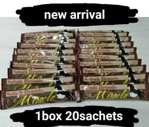 NEW AND IMPROVE SABAH MIRACLE COFFEE FOR MEN AND WOMEN 1BOX 20SACHETS 100% AUTHENTIC (pampalaki pampaganapampatigas)