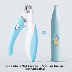 HELLOLEIBOO | Pet Nail Clipper with Light for Cats and Dogs