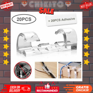 CHIKITO Kabel Klip Organizer Klem Perapih Kabel Isi 20 Pcs
