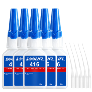 LOOLIFL | LOOLIFL 20g Keo Dán Tức Thì Đa Năng Trong Suốt Không Thấm Nước Chịu Nhiệt Độ Cao Cho Sợi Thủy Tinh Nhựa Kim Loại Cao Su Dải Niêm Phong Sửa Chữa