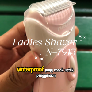 NIKAI N-7915 Lady Shaver Alat Cukur Wanita Ketiak Bulu Kemaluan Pencukuran Lembut