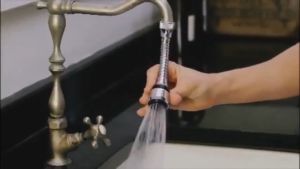 Đầu vòi rửa chén chậu rửa dài Inox WECOOK xoay 360 độ linh hoạt 2 chế độ phun thông minh (CSNC31)