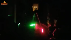 YMJR hijau Laser Jarak Jauh Portable Laser Pointer Presentasi / Camping Mini Senter Super Terang 5MW Laser