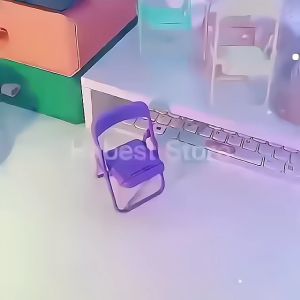 Universal Cute Color Chair Desktop Phone Holder /Portable Desk Tablet Mobile Phone Stand / Table Cell Phone Support hold