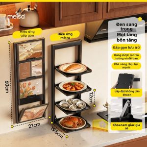 MEISD | Giá Đựng Bếp Đa Năng Gấp Đặt