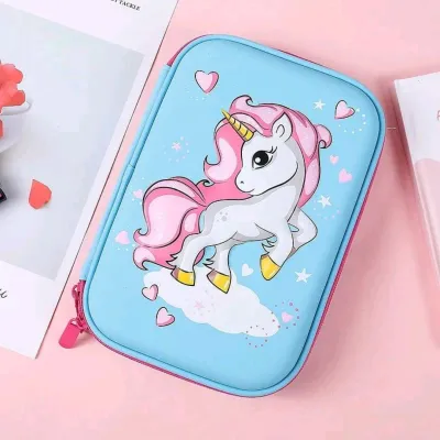 Kotak Pensil Anak Tempat pensil 3D Timbul ala Smiggle Lookalike Hardcase