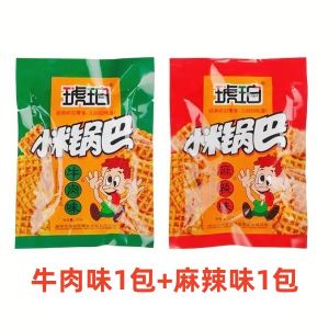 Xiaomi Rice Crust Snack Delicious Crispy Puffed Up Rice Treat Beef Flavor Spicy Flavor Perfect for Leisure Time and Night Snacking
