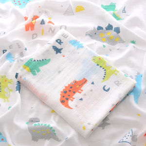 Khăn Quấn Trẻ Em Bằng Vải Cotton Tre Mỏng Mùa Hè Quần Áo Trẻ Sơ Sinh Chăn Lót Cotton Tre Mũi Tiếng Cho Bé Mới Biết Đi