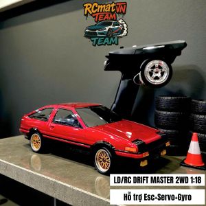 Xe điều khiển từ Drift 2.4G Japan Legend LD1899 RWD body kim loại có Gyro phiên bản cao cấp Drift chuyên nghiệp