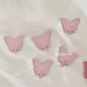 Móc Treo Hình Bướm Dễ Thương Trang Trí Phòng Đơn Giản Giá Đỡ Tường Bằng Sắt Chịu Lực 1-5kg Chất Liệu Keo Dán