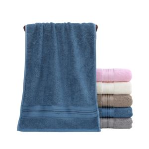 Luxury Blue Bamboo Bathroom Towels 34x74cm 70x140cm Set of 1/5/10pcs Hand Face Washcloths for Home Daily Use Personalized Gift