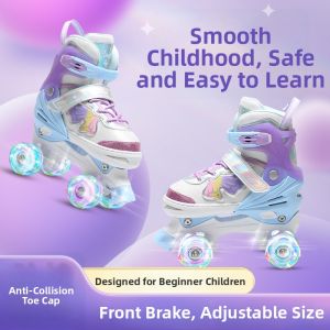 Colorful Adjustable Roller Skates