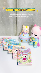 Sách - Sticker dễ thương Mini Fashion Show