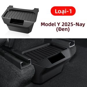 Hộp Đựng Đồ Thùng Rác Thảm Lót Sàn Phụ Kiện Cho Tesla Model Y Juniper Khu Vực Điều Khiển Trung Tâm Phía Sau Hàng Ghế Thứ 2 Năm 2025 2026