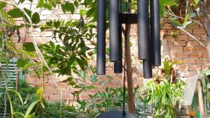 Chính Hãng Chuông gió phong thuỷ nhạc thiền Lá 18mm – Chuông gió cao cấp 432Hz