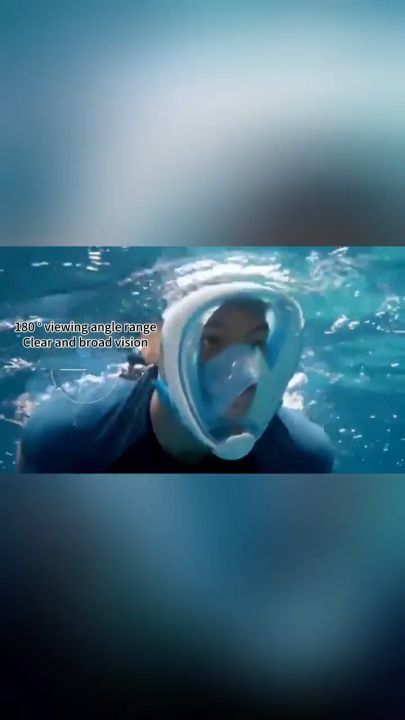 BYKOSION Full Face Snorkeling Set Anti Leak Easy Breathing Snorkel ...