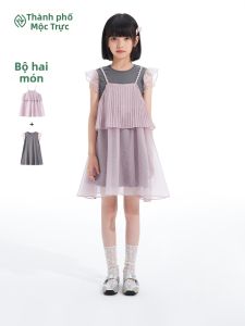 iplant | Bộ Đầm Hai Mảnh Ngọt Ngào Cho Bé Gái