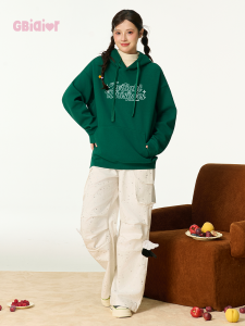 Gbiaior | Áo Hoodie In Chữ Phong Cách Mỹ