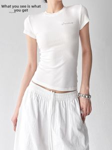 MUYUZI | Slimming Round Neck T-Shirt