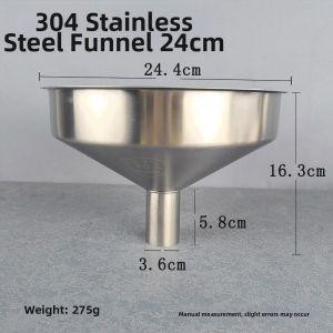 Stainless Steel Funnel Commercial Home Kitchen Oil Dispenser