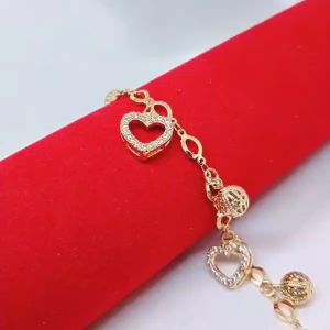 Gelang Tangan Jurai Wanita Aksesoris Fashion Awet Tahan Lama Anti Karat Cocok Untuk Harian G2-14B