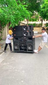 Loa kéo karaoke Bạch Hổ K8000 Pro âm thanh mạnh mẽ BASS CĂNG phù hợp cho karaoke Gia đình Hội trường Sân khấu lớn Quán cà phê sân vườn Quán bar