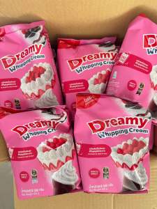 ผงวิปปิ้งครีม ตราดรีมมี่ ชนิดหวาน (ถุงสีชมพู) 500 กรัม