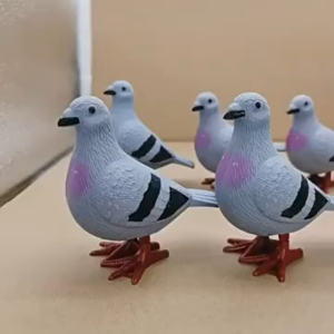 Mainan Anak Figure Animal Burung Dara Merpati Lompat Mainan Edukasi Seru Tanpa Baterai