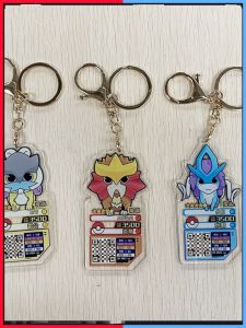 Acrylic Keychain Pokemon plus Aole Arcade 2/3/4-Shot 5-Star Card Greninja Nightmare God Shuijun