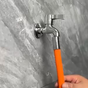Đầu ống nối dài vòi nước uốn cong linh hoạt 360 độ đầu kết nối D20mm bằng đồng dài 20-30-50cm tùy chọn