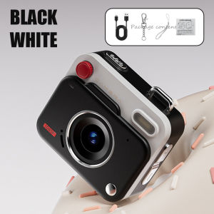 EOENKK | HD CCD Retro Mini Digital Camera Pocket Portable Camera Screen Flash Outdoor Photography Travel Video Camera Kids Birthday Gif