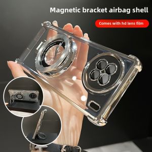 Vivox90 pro Phone Case with Stand Built-In Lens Film Full Cover Protective Shell Anti-Fall Glitter Powder High-End Couples Protector