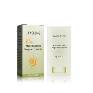 Jaysuing ครีมอาบแดดผิวด้าน Spf 50 + มอยซ์เจอไรเซอร์เพื่อช่วยคืนความสดชื่นไวท์เทนนิ่งป้องกันริ้วรอยกันแดดบล็อค18กรัม