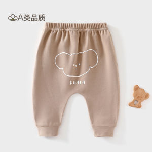 ทารกแรกเกิด เด็กทารก ลำลอง กางเกงขายาว ก้นใหญ่ กางเกง บ้านพักผ่อน A-Class ผ้าฝ้าย ยืดได้ เข็มขัดชายหญิงกลางแจ้ง หลากหลาย PP กางเกง