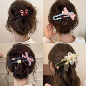 กิ๊บติดผมรูปปากเป็ดรูปผีเสื้อสุดน่ารักสำหรับผู้หญิง 2025 รุ่นใหม่ กิ๊บติดผมแบบหนีบข้างหลังศีรษะ ตกแต่งผมสไตล์เกาหลี