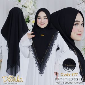desvika 677 jilbab instan Khimar premium