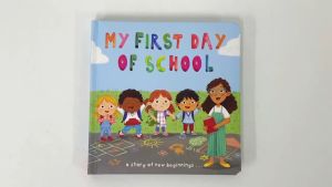 My First Day of School Board Book Hardcover For Preschool Kids