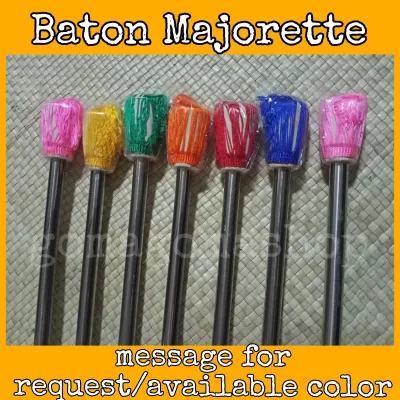 Baton Majorette Chrome Twirler With Tassel 25.5 inches / Tassel Orion Brand