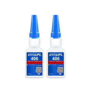 LOOLIFL 406 Instant Super Glue 20ml - 5s Fast Dry Cyanoacrylate. 1-3pcs for Car Parts/Toys/Crafts/Shoe Repair