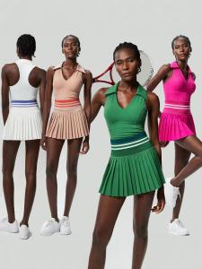 CJLINDF | High Waist Shaping Tennis Set Anti-See-Through
