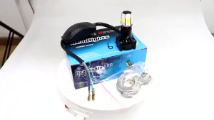 Motorcycle Universal 6LED Headlight White Alloy Material Universal Waterproof