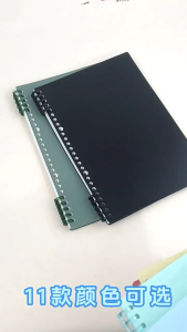 【📣SG Seller】2 Covers + 2 Rings A4 A5 B5 Loose-leaf Book Cover Morandi Matt 12 colors Accessory Binder