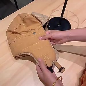 JCAAAP Bomber Hat Men Women Thick Warm Russian Windproof Hat Fashion Male Female Winter Hat Earflap Ski Cap