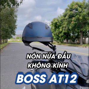 BOSS AT12 Half Helmet Half Face Motorcycle Riding Gear in Assorted Colors