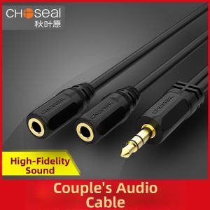 Choseal | Dual Headphone 3.5mm Audio Sharing Adapter