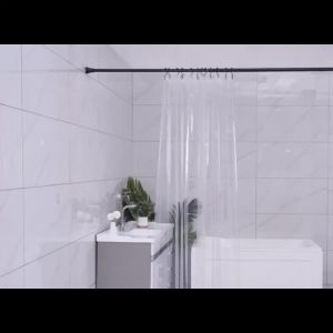 1pc Lightweight Waterproof Clear Shower Curtain Liner with Magnets RV Shower Curtain for Bathroom Bathtubs Bath Curtains